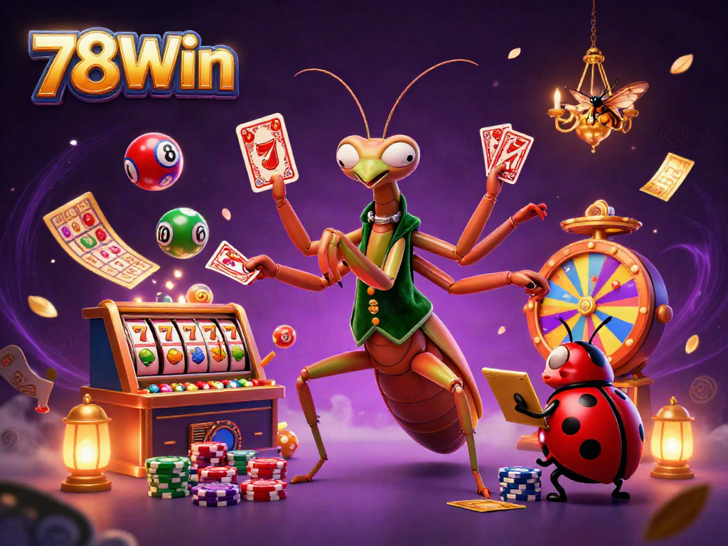 Experience thrilling slots and vibrant lottery elements at 78Win casino.
