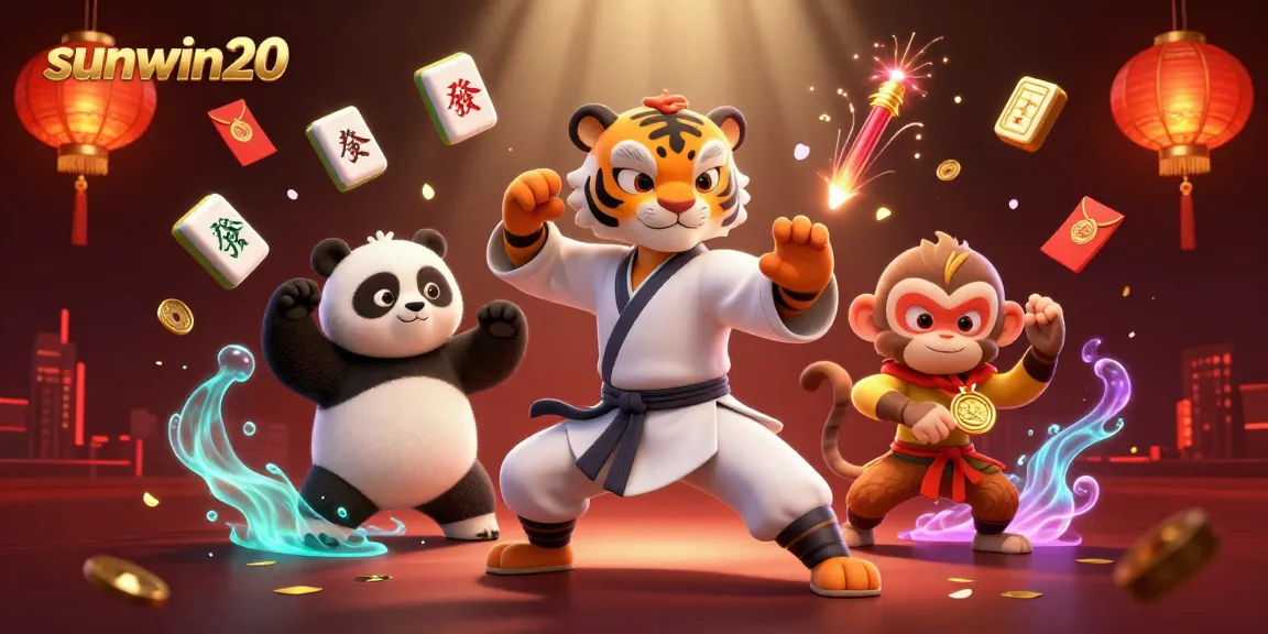 Experience thrilling gameplay as sunwin20 welcomes players with vibrant casino elements and engaging characters.